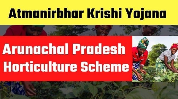 atmanirbhar krishi yojana arunachal pradesh 